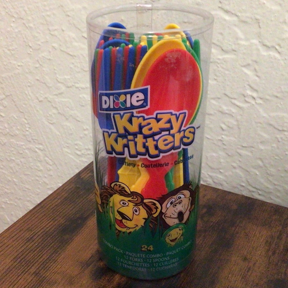 Dixie Krazy Kritters 18 piece children’s cutlery